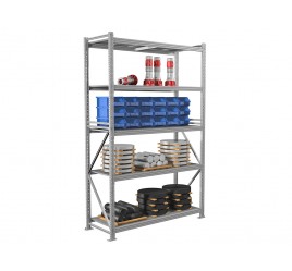Металлический стеллаж Практик MS Pro 250/150*60/5 (5 полок) Металлический стеллаж Практик MS Pro 250/150*60/5 (5 полок)
