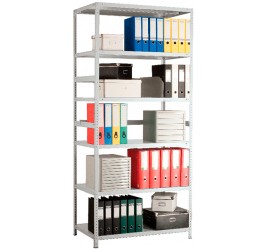 Металлический стеллаж Практик MS Standart 185KD/70х30/4 (4 полки) (разборная стойка)