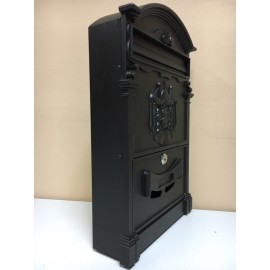 Почтовый ящик Lion Retro Gold (черный)
